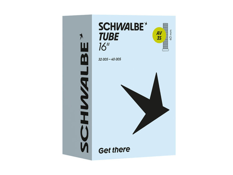 Schwalbe 16x1.25-1.50 AV3S Schrader Inner Tube - Woom 3 click to zoom image