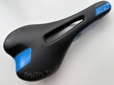 Selle Italia SLS Flow FEC Alloy Black/Blue 