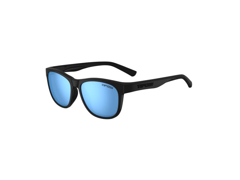 Tifosi Swank Polarised Single Lens Sunglasses Blackout click to zoom image
