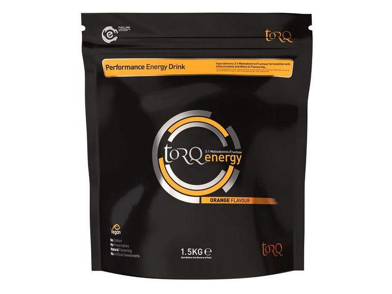 Torq Energy Drink (1 X 1.5kg): Orange click to zoom image