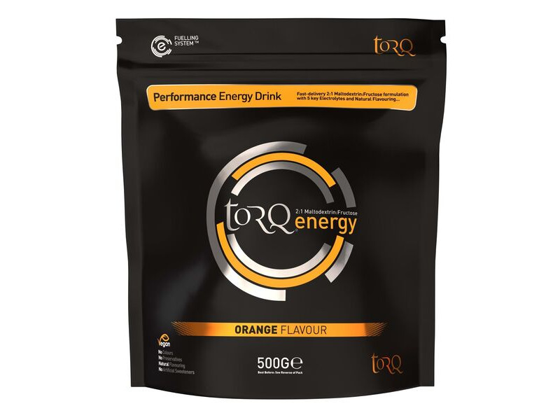 Torq Natural Energy Drink (1 X 500g): Orange click to zoom image