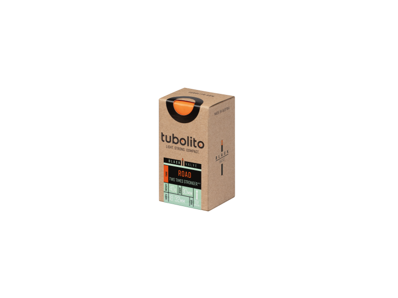 Tubolito Tubo 700x18-32mm Road 80mm Black Presta Valve Inner Tube click to zoom image