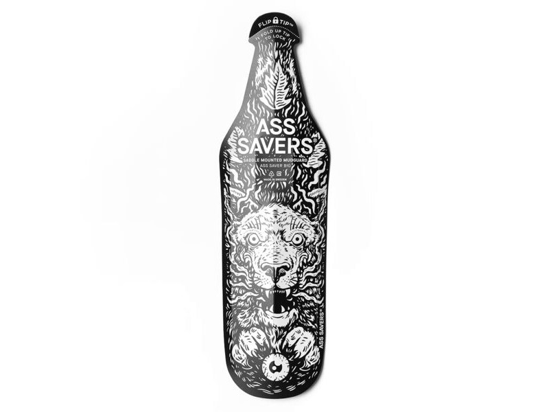 Ass Savers Big Rear Mudguard Wolf click to zoom image