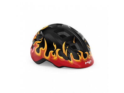 MET Hooray Kids Helmet Black/Red