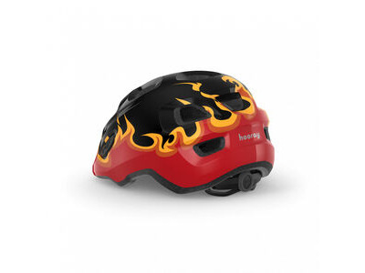 MET Hooray Kids Helmet Black/Red click to zoom image