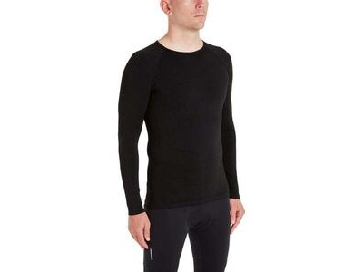 Madison Roam Isoler Mesh Long Sleeve Baselayer Black click to zoom image