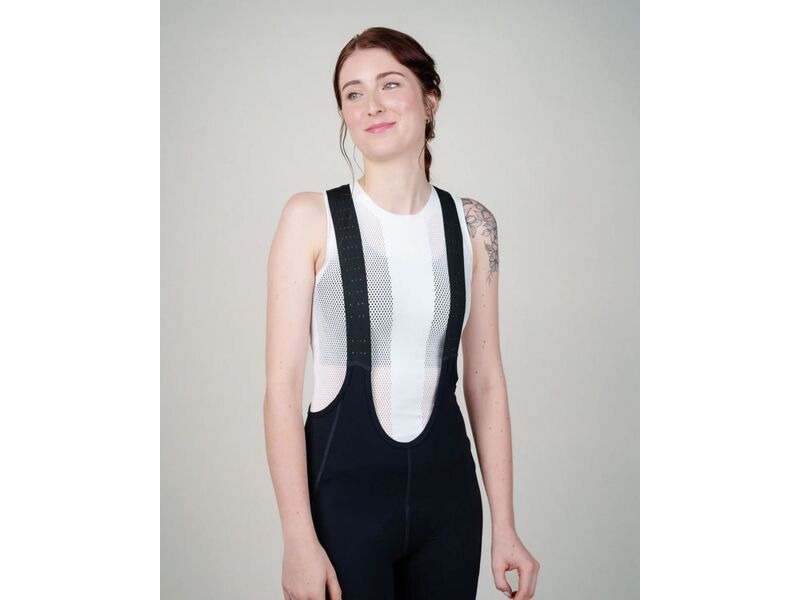 Megmiester Drynamo Sleeveless Base Layer XS/s White click to zoom image