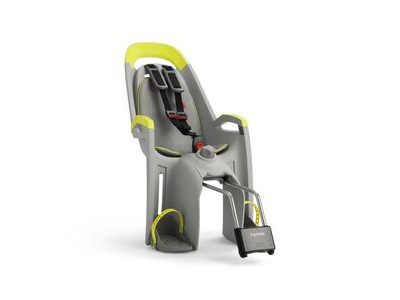 Hamax Amaze Child Bike Seat With Lockable Bracket Light Grey/Light Grey Lime 