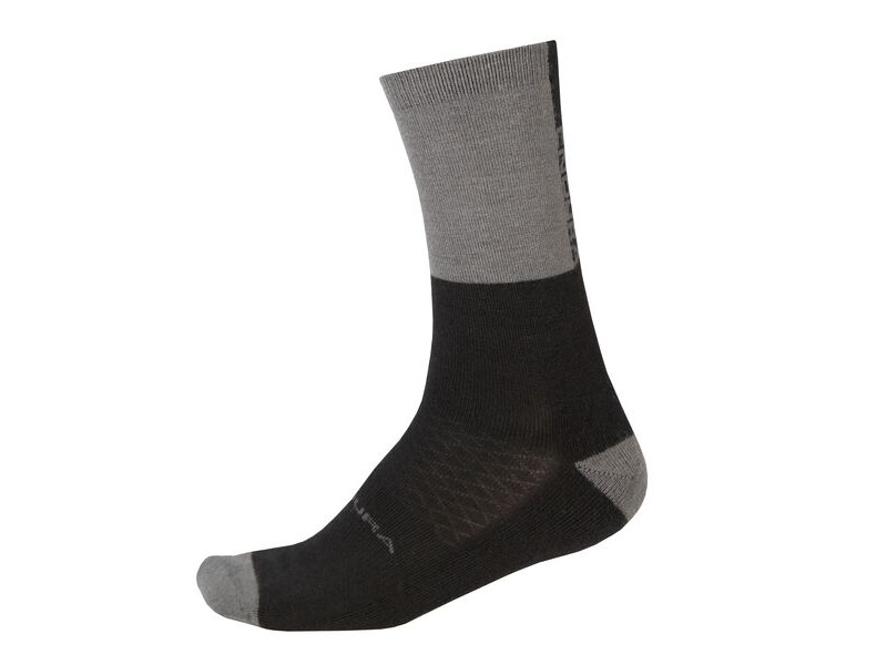 Endura BaaBaa Merino Winter Socks Black click to zoom image