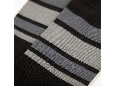 Endura BaaBaa Merino Stripe Socks Matt Black click to zoom image